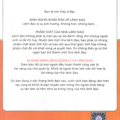 Phát Triển Kỹ Năng Lãnh Đạo ( Tặng Bookmark Sáng Tạo )