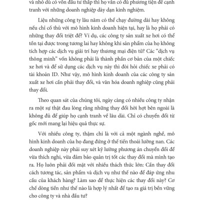 Pre-Order - Chuyển Đổi Toàn Diện Mô Hình Kinh Doanh