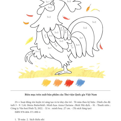 25++ Hoạt Động Rèn Luyện Trí Sáng Tạo Và Tư Duy Cho Trẻ -Tô Màu Theo Ký Hiệu