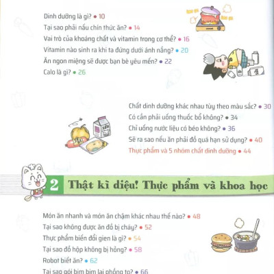 Quiz! Khoa học kì thú – Thực phẩm - Dinh dưỡng