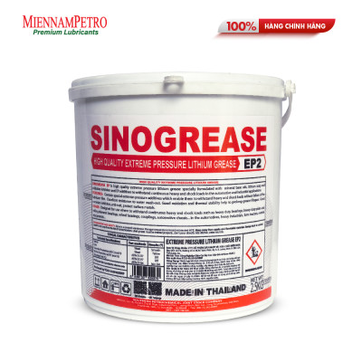 Mỡ Bôi Trơn MiennamPetro Sinogrease EP2 2,5KG Bảo Vệ Ô Tô Công Nghiệp Cao Cấp
