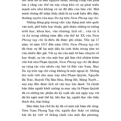 Boxset Du Ký Việt Nam Trên Nam Phong Tạp Chí (Bộ 2 Cuốn)