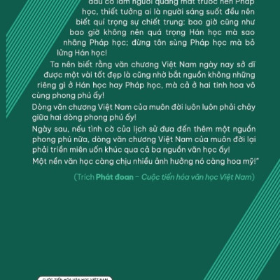 Cuộc Tiến Hóa Văn Học Việt Nam