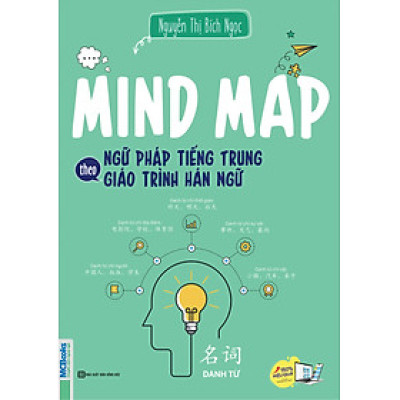 Sách - Combo Mind map tự học tiếng trung theo giáo trình hán ngữ ( Ngữ pháp + Từ vựng) - MCBooks