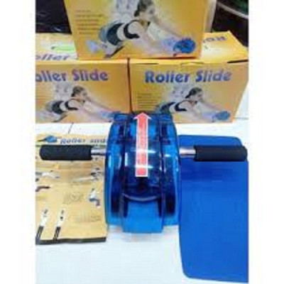 Con lăn tập cơ bụng Ab Slider kèm thảm kê gối, có lò xo kéo về tiện lợi dễ sử dụng