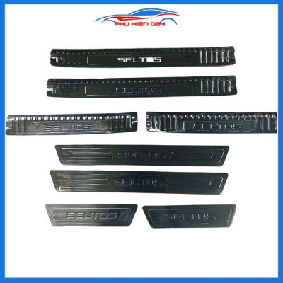Nẹp bước chân trong  ngoài TITAN ô tô Seltos 2020-2021-2022 chống trầy bảo vệ trang trí xe