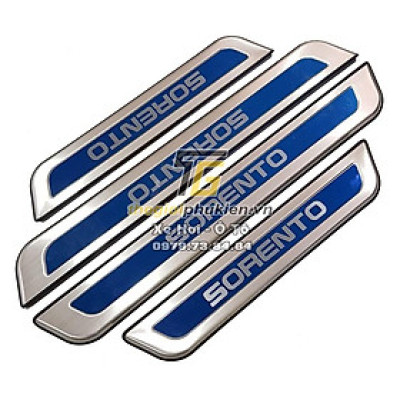 Bộ Ốp bậc, Nẹp bước chân Kia Sorento 2021 - Mẫu INOX