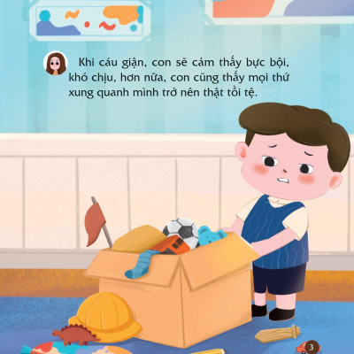 Sách Cùng Con Nuôi Dưỡng Cảm Xúc Tích Cực - Con Không Cáu Giận