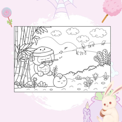 Sách - Bộ Sách Tô Màu Baby Three Ở Thế Giới Cổ Tích + Baby Three 12 Con Giáp Ở Vương Quốc Ngọt Ngào (Bộ 2 Cuốn) - Tặng Kèm Sách Trang Điểm Thần Tượng Âm Nhạc Hàn Quốc Ngẫu Nhiên