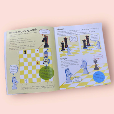 Sách cho bé - Chơi Cờ Vua Cùng Bé - Trò Chơi Phát Triển Toàn Diện - Dành cho trẻ từ 3 tuổi