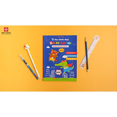 Sách - Combo 4 cuốn Tư duy nhanh nhạy, giải đố thật vui! cho bé 3 - 6 tuổi - Đinh Tị Books