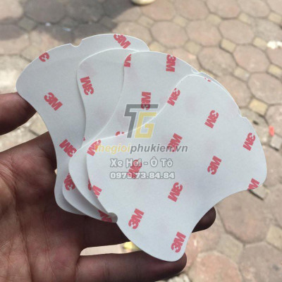 Bộ ốp tay nắm cửa xe Vinfast Fadil mạ Crom - Tặng miếng dán trong suốt chống xước hõm cửa