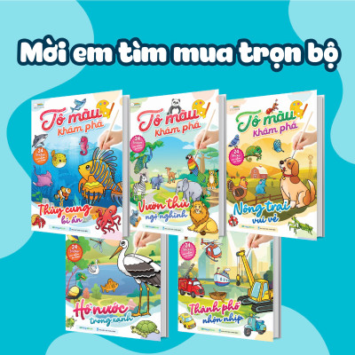 Tô màu khám phá - Thủy cung bí ẩn