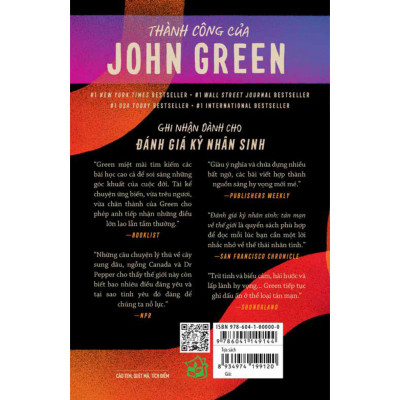 Đánh giá kỷ nhân sinh: Tản mạn về thế giới (John Green)