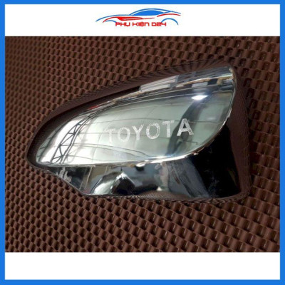 Ốp gương Vios 2014-2015-2016-2017 mạ crom bảo vệ chống trầy trang trí làm đẹp xe