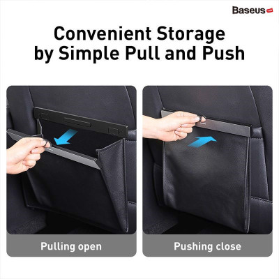 Túi chứa đồ tiện dụng Baseus Large Garbage Bag gắn lưng ghế trên xe hơi CRLJD- Hàng chính hãng