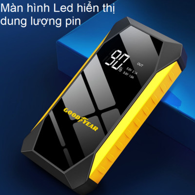 Bộ kích điện ô tô 12V/800A , kiêm pin sạc dự phòng 12000mAh Goodyear GY-2626