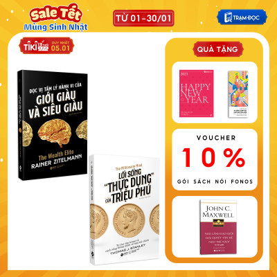 Trạm Đọc Official | Combo Tư duy Làm Giàu: Lối Sống "Thực Dụng" Của Triệu Phú - The Millionaire Mind + Đọc Vị Tâm Lý Hành Vi Của Giới Giàu Và Giới Siêu Giàu