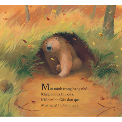Sách Tranh Song Ngữ Gấu Bị Ốm