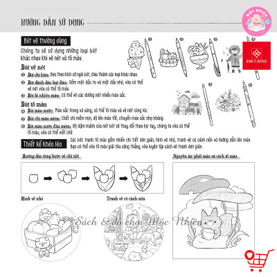 Sách tô màu sáng tạo - Những ngày bình thường vui vẻ + Soda muối bên vịnh chanh vàng - Đinh Tị Books