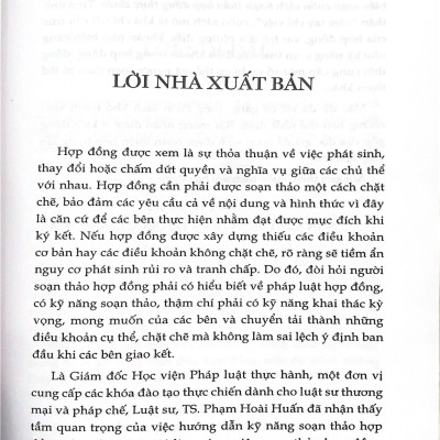  Soạn thảo hợp đồng thực chiến