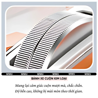 Chuột Không Dây bluetooth 5.1 hiệu WiWU Crystal WM105 - Sạc USB C, Chuột không dây cho MacBook/Laptop, cho iPhone, cho iPad, Nhẹ, Kết Nối 2.4G,, Không Độ Trễ, silend mode (im lặng), thiết kế trong suốt lợ cơ - Hàng nhập khẩu