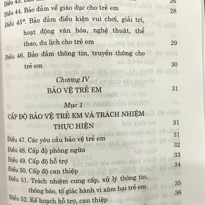 Luật Trẻ Em  ( Hiện hành ) ( Sửa đổi, bổ sung năm 2018)