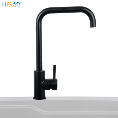 Vòi rửa chén nóng lạnh inox 304 sơn đen Hobby home decor CRC4