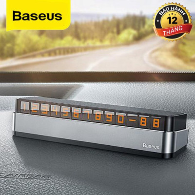 Bảng Điện Thoại Đặt Táp Lô Khi Đỗ Xe Có Phản Quang Thiết Kế Sang Trọng Chính Hãng Baseus