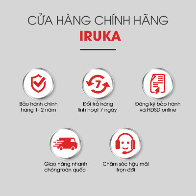 Bếp đơn hồng ngoại Iruka I-110 - Hàng chính hãng