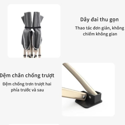 Giường gấp nhỏ gọn, dễ dàng mang theo, thích hợp nhiều không gian văn phòng, cắm trại, thư giãn, chính hãng Nikita