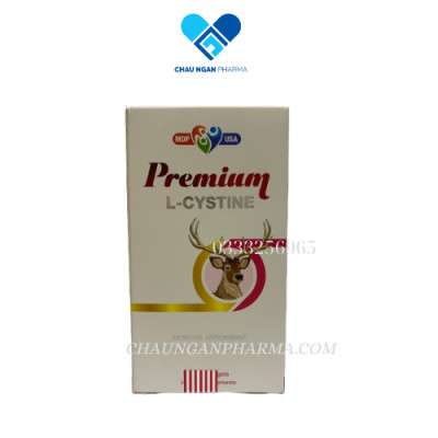 Viên trắng da Premium L-CYSTINE MDP USA Hộp 120 viên