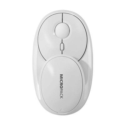 Chuột Không Dây MicroPack SPEED GLASS MP-720C Rechargeable Wireless Mouse 2.4G Bluetooth Dual Mode Tích Hợp Gương Mini Hàng Chính Hãng