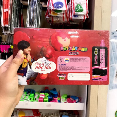 Bút sáp màu Jumbo CR-C035 18 màu