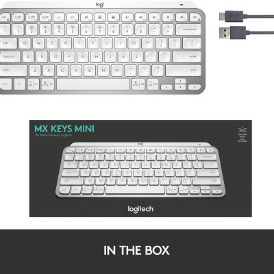 Bàn phím Logitech Mx Keys mini xám - hàng chính hãng
