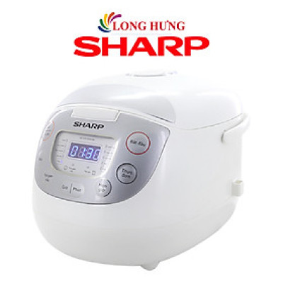 Nồi cơm điện tử Sharp 1.8 lít KS-COM195HV-WH - Hàng chính hãng