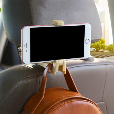 Móc treo đồ đa năng, giá đỡ điện thoại gắn lưng ghế ô tô