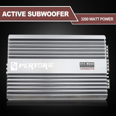 Bộ Khuếch Đại Âm Thanh DSP Q Pertors M668 - 4 Kênh Công Suất Cao 12V 3200W Dành Cho Xe Hơi