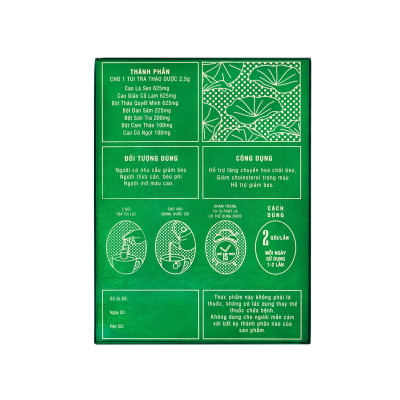 Combo 2 Sản Phẩm  Dưỡng Tâm An Thần và Trà Giảm Cân Thảo Mộc