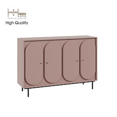 [Happy Home Furniture] SWEETY, Tủ đựng đồ 4 cửa mở - chân sắt, 140cm x 40cm x 95cm ( DxRxC), TCM_062