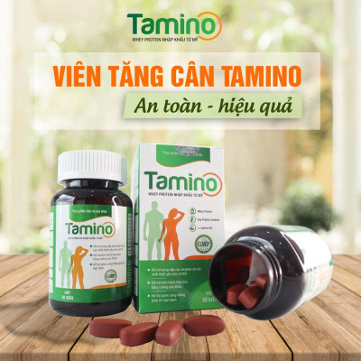 Set 3 Hộp Tăng Cân TAMINO Hỗ Trợ Ăn Ngon Ngủ Ngon, Tăng Cường Sức Khoẻ, Cải Thiện Cân Nặng