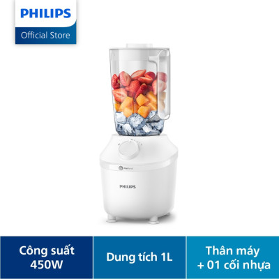 Máy Xay sinh tố Philips HR2041/00 thế hệ mới |450W| Xay nhuyễn mịn - Hàng Chính Hãng