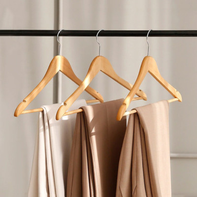 MÓC GỖ CÓ THANH NGANG MWFURNITURE MÀU GỖ - WOODHOOK NATURAL