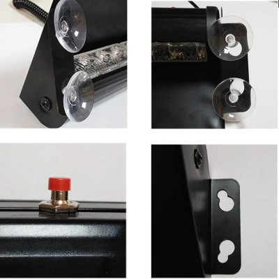  Freeship đèn nháy báo động xanh đỏ phiên bản cao cấp vỏ kim loại sơn tĩnh điện