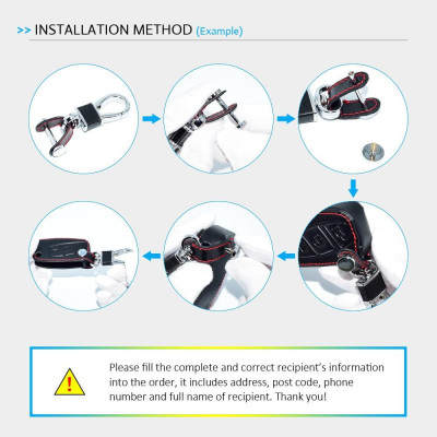 Bao da 3D bảo vệ chìa khóa xe dành cho Toyota Corolla Altis 2019 kèm móc đeo Inox