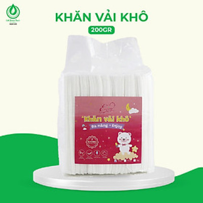 Khăn vải khô đa năng Enjoy cực mềm tiện lợi cho mẹ và bé 200g cao cấp 100%