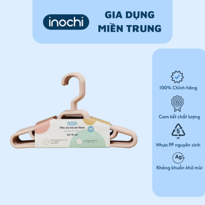 Set 10 chiếc móc áo trẻ em Hara 181 hàng cao cấp - giao màu ngẫu nhiên