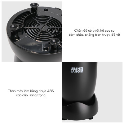 Máy xay sinh tố đa năng Lebenlang LBL2628, dung tích 700ml, công suất 600W, tiện lợi cho gia đình, bảo hành 2 năm - hàng chính hãng 