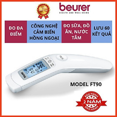 Nhiệt Kế Điện Tử Hồng Ngoại Beurer FT90, Máy Đo Thân Nhiệt, Đo Nhiệt Độ, Đo Đa Điểm, Đo Nhanh Chính Xác