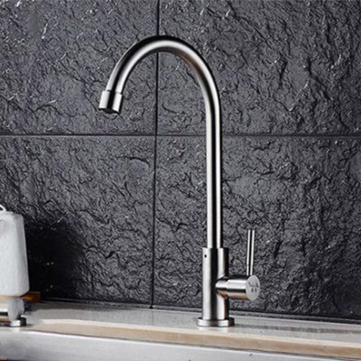 Vòi nước rửa chén inox 304 cắm chậu Lạnh Vòi rửa bát xoay 360 độ (Bảo hành 12 tháng - 1 đổi 1)